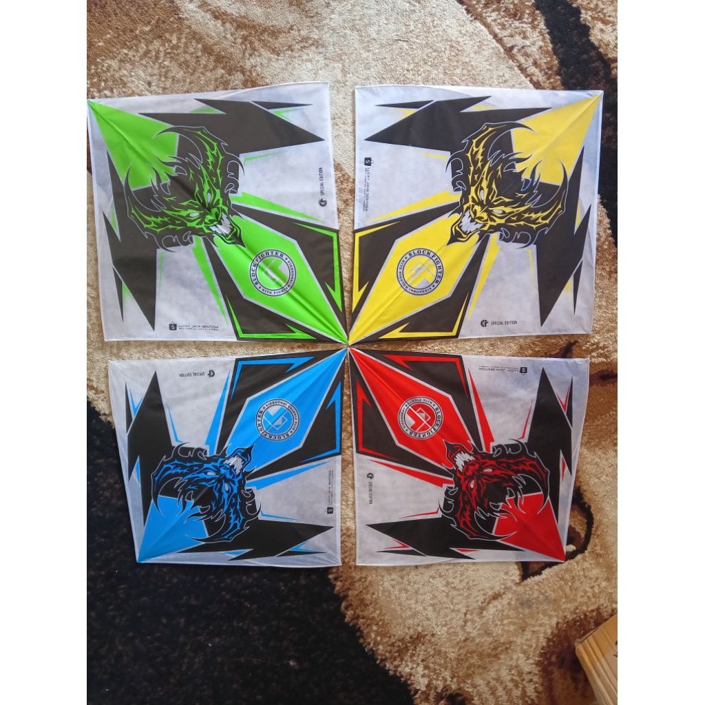 ISI 100 LAYANGAN APUS DOUBLE LILITAN SUPER 2 WARNA, LAYANGAN JEPRET, LAYANGAN SUKOI