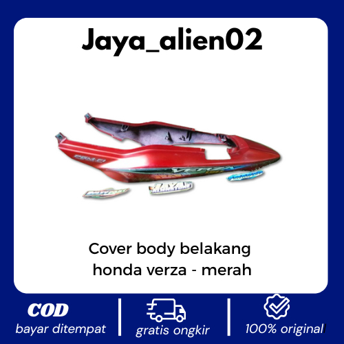 Cover body belakang honda verza original -merah