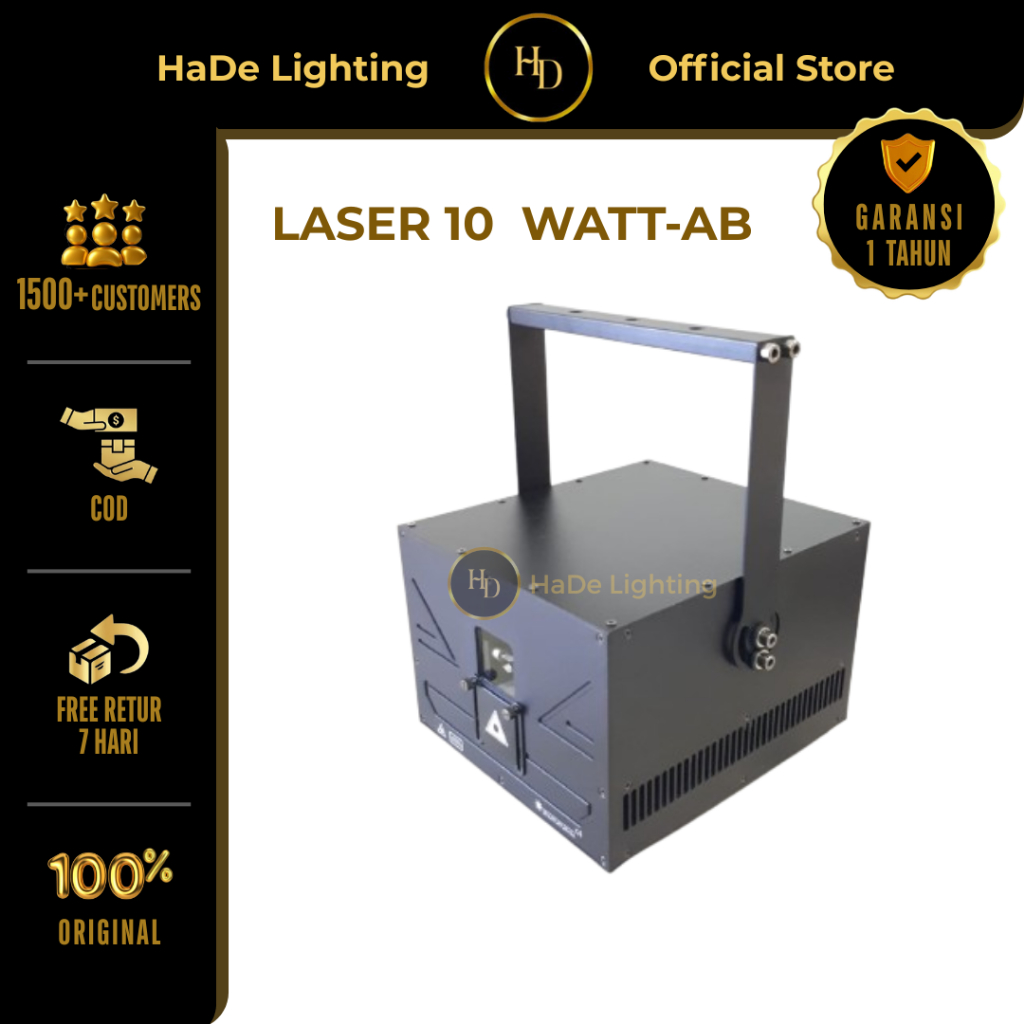 Laser Show 10 Watt - Lampu Laser Panggung Diskotik Leser 10 Watt ILDA