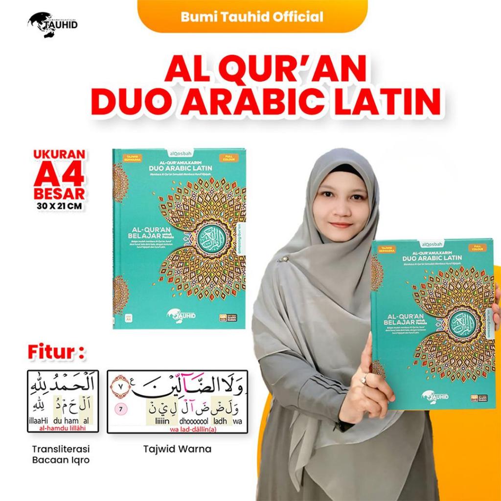 [Ustadzah Susan Exclusive] Al-Quranurkarim Duo Arabic Latin A4 AlQuran Belajar Hijaiyah