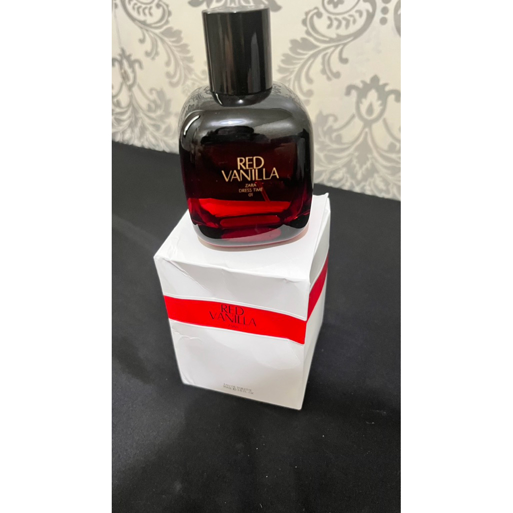 Preloved parfum zara red vanilla original