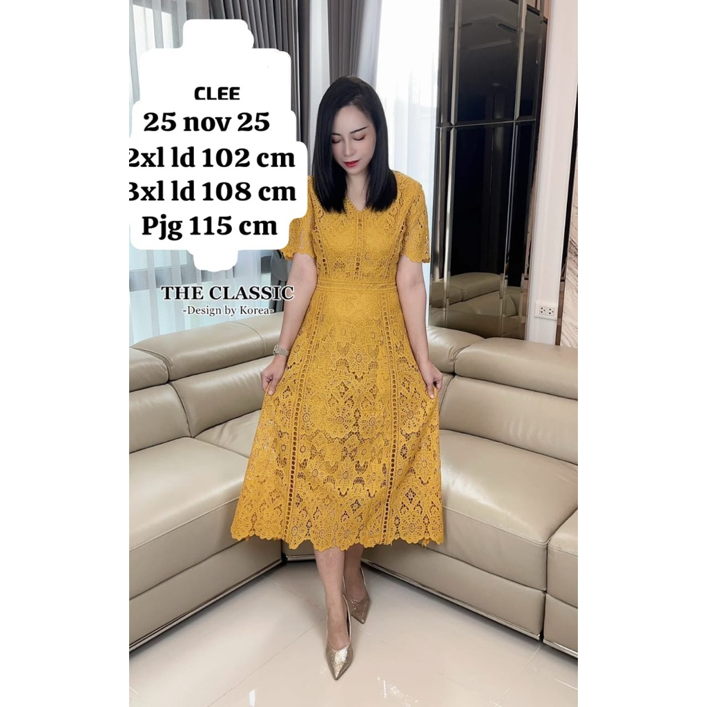 DRESS BRUKAT BANGKOK THE CLASSIC GAUN PESTA