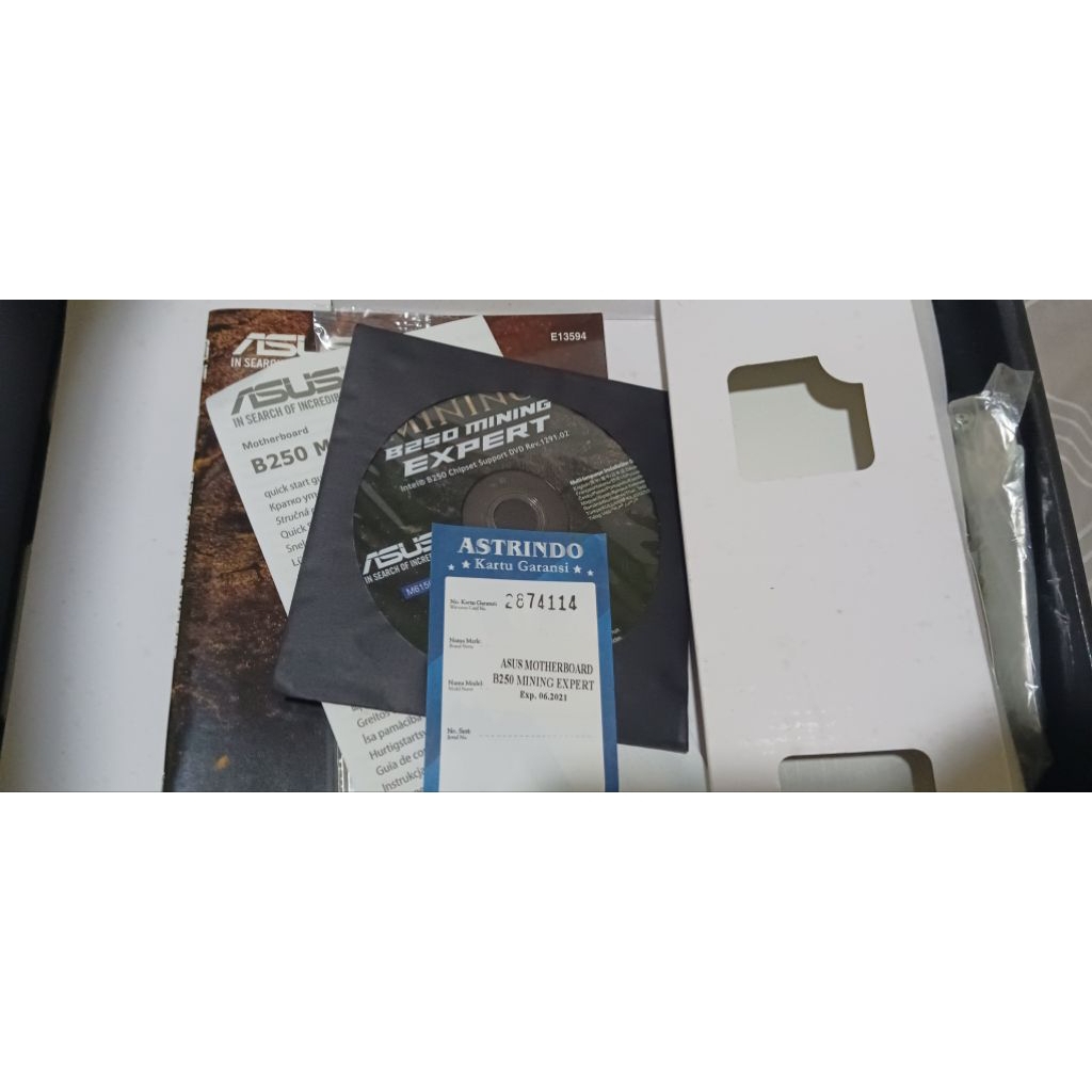 MOTHERBOARD ASUS B250 MINING EXPERT + CORE I3 7100