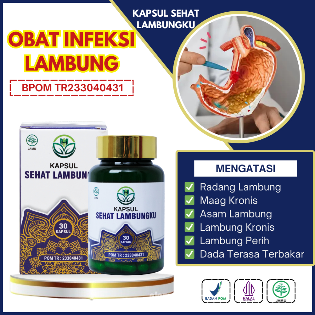 Obat Infeksi Lambung, Obat Radang Lambung, Obat Lambung Akut Kronis, Obat Sakit Maag Kronis, Obat Ge