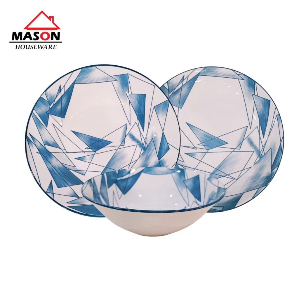 MASON SET HAMPERS/PIRING KERAMIK/ PIRING SAJI/ PIRING SALAD/ MANGKUK/ HAMPERS LEBARAN