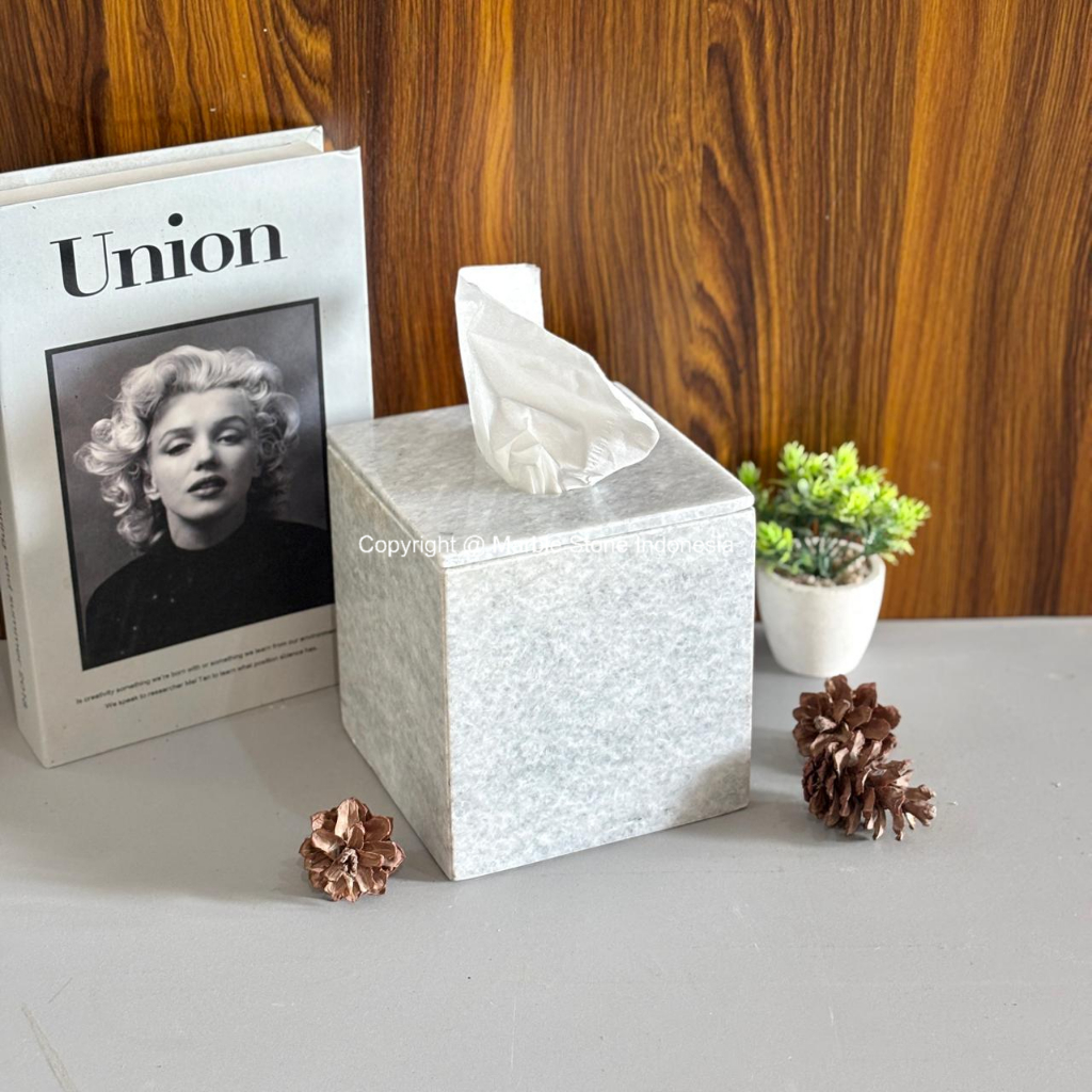TEMPAT TISU MARBLE BOX | TEMPAT TISSUE MARMER ONIX LAMPUNG
