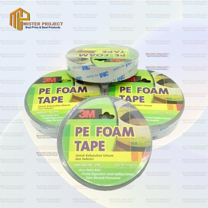 3M Double Tape Foam Tape 24mm x 4M Tebal 5
