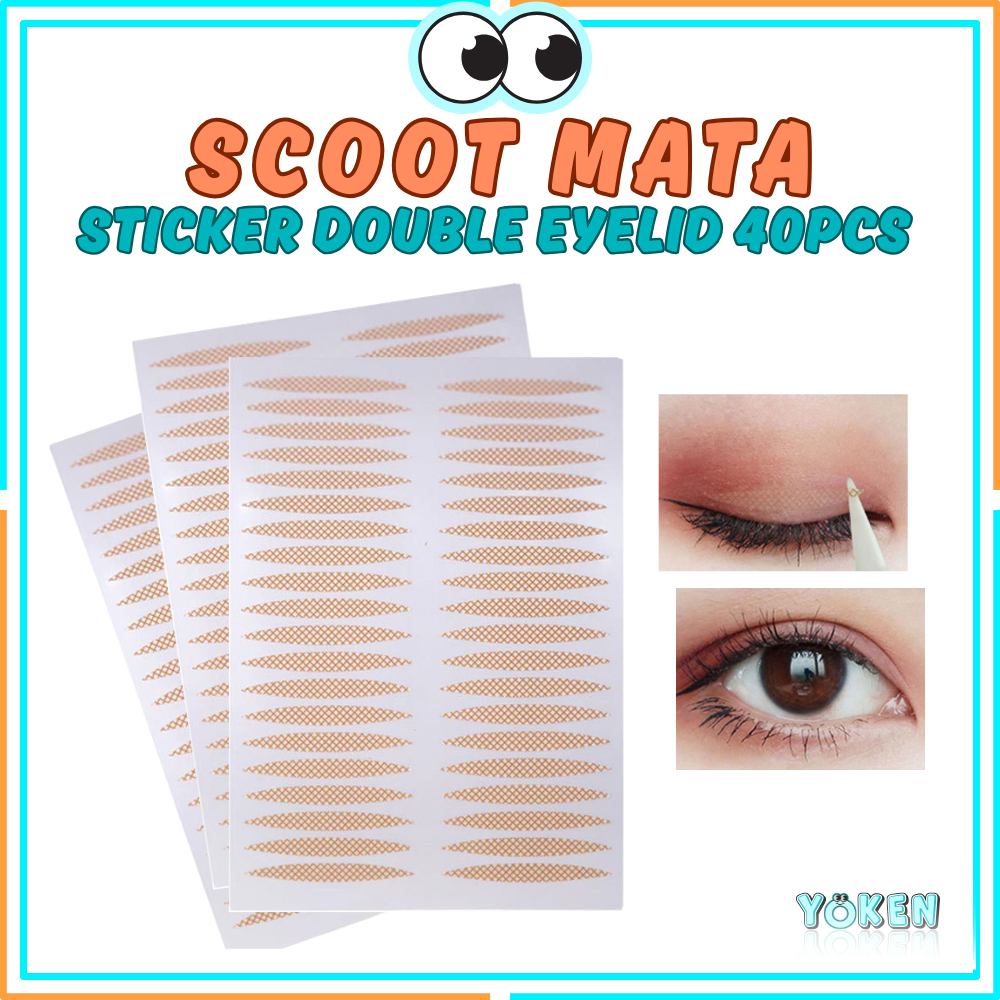 YO SKOT MATA Scott Mata Double Eyelid Veil Tape Stiker Kelopak Mata Bening Selotip Lipatan XX100