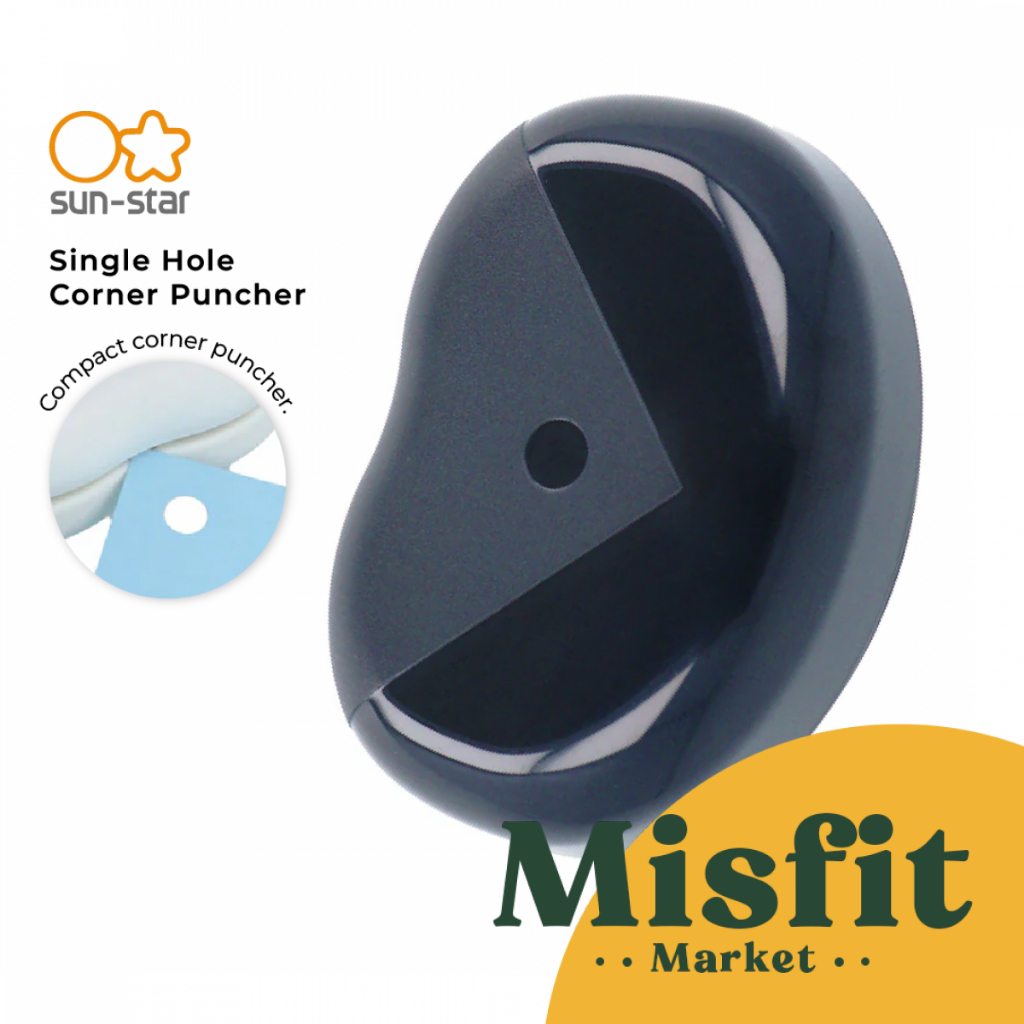 Sun Star Single Hole Corner Puncher Pelubang Kertas Hang Tag