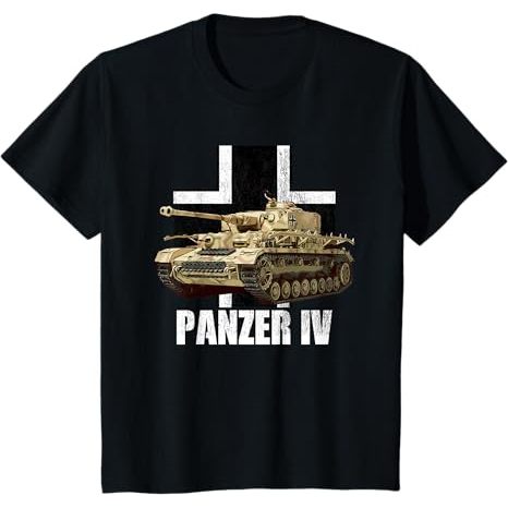 Kaos anak dan Kaos Dewasa Panzer IV German Medium Tank WW2 Armoured T-Shirt