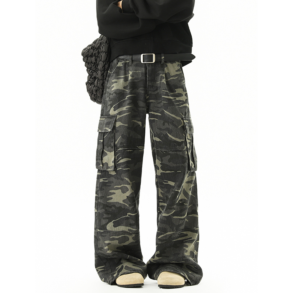 [COD]Celana Kamuflase Oversize Cargo Pants Denim/Celana Baggy Pria/Celana Gunung/Celana Kargo
