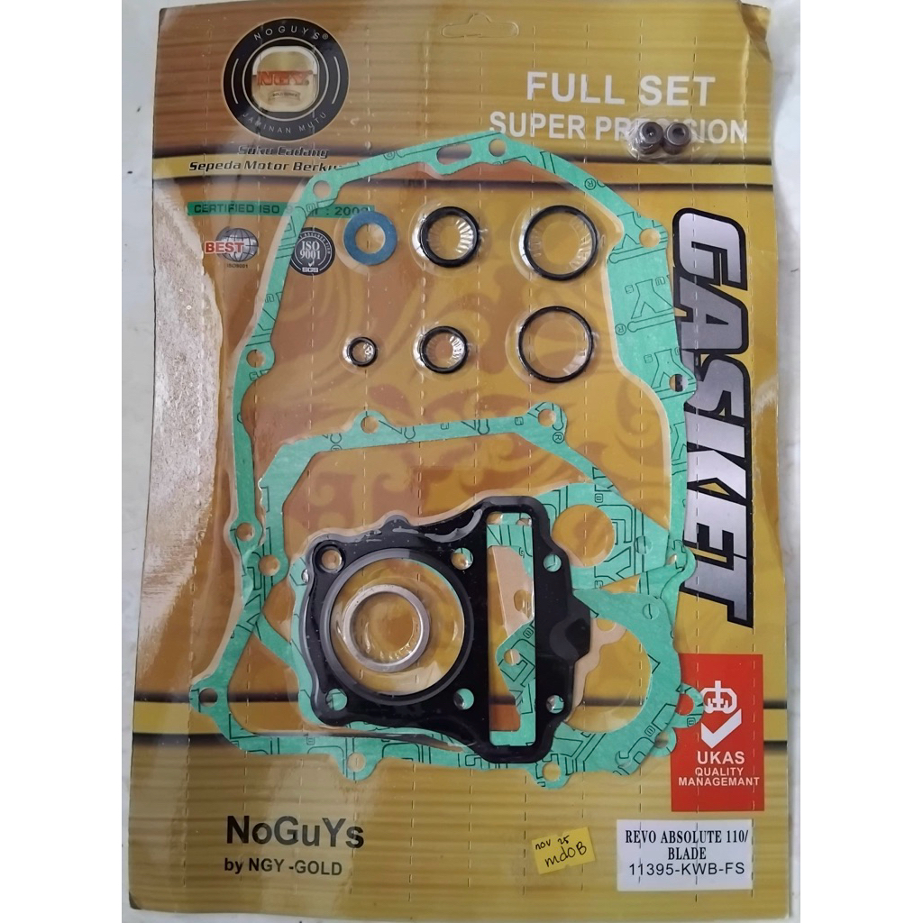 PAKING KOMPLIT GASKET FULLSET BLADE / FULLSET REVO ABSOLUTE 110