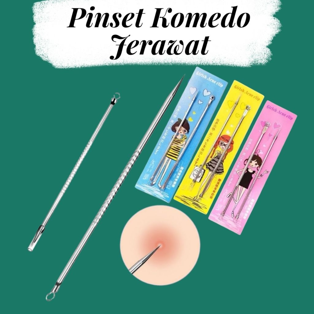 Alat Pencet Komedo Dan Jerawat Pinset Pembersih Komedo Jerawat