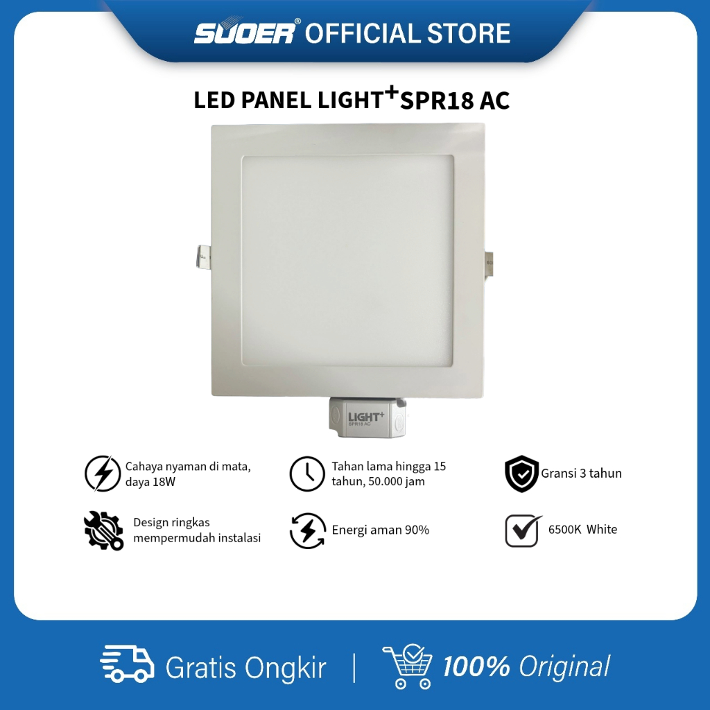 SUOER LIGHT+ LED PANEL LIGHT SPR18AC