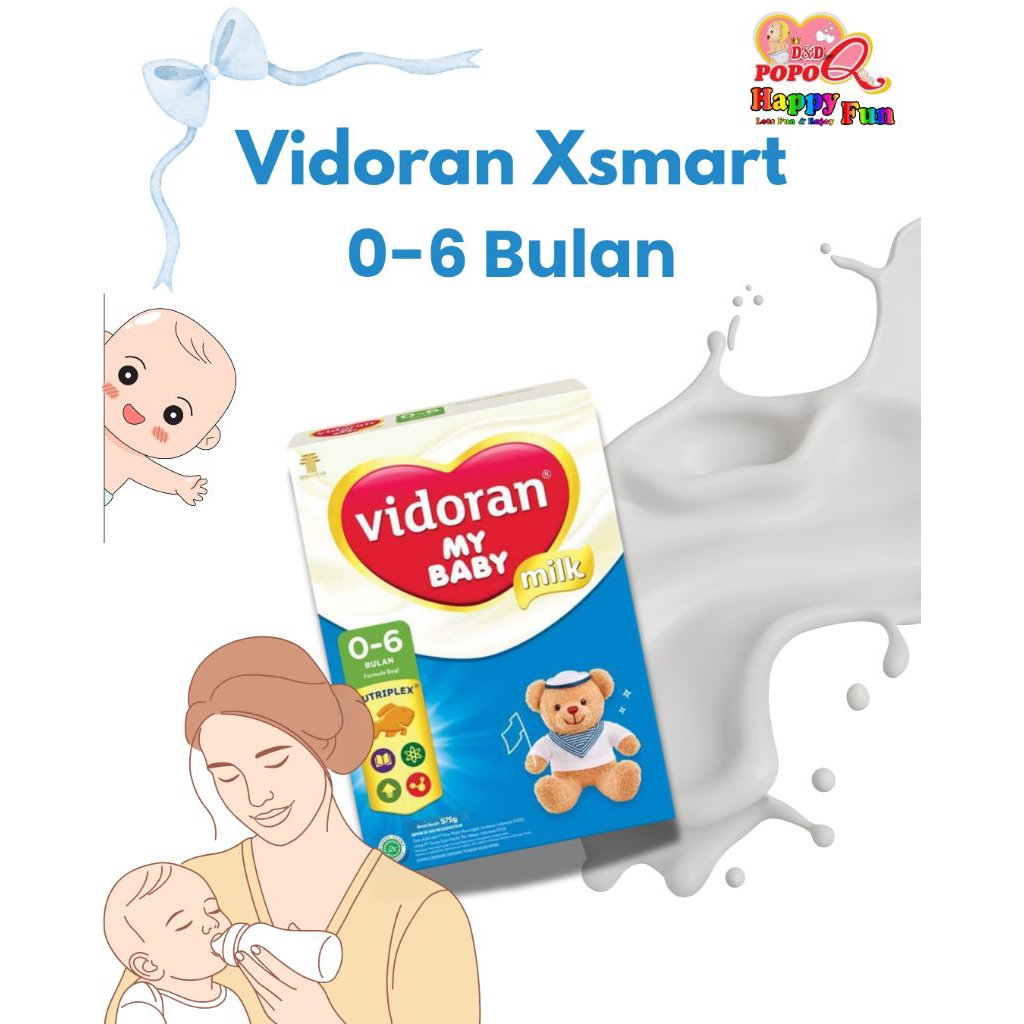 VIDORAN 0-6 BULAN 575gr 4 KOTAK HANYA 140RB