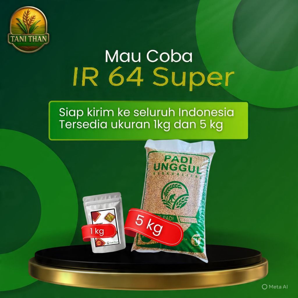 BENIH PADI IR 64 KEMASAN 5 KG