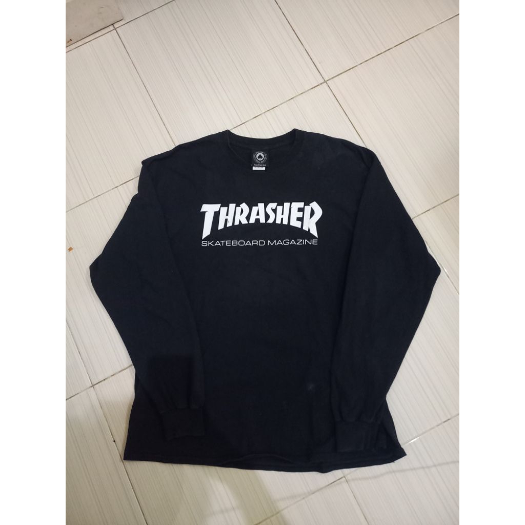 longsleeve thrasher,kaos thrasher skate