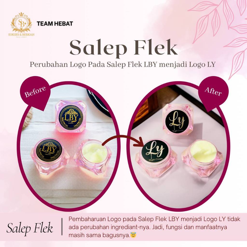 READY SALEP FLEK LBY FLEK HITAM NODA HITAM ORIGINAL AMAN SALEP FLEK HITAM AMPUH