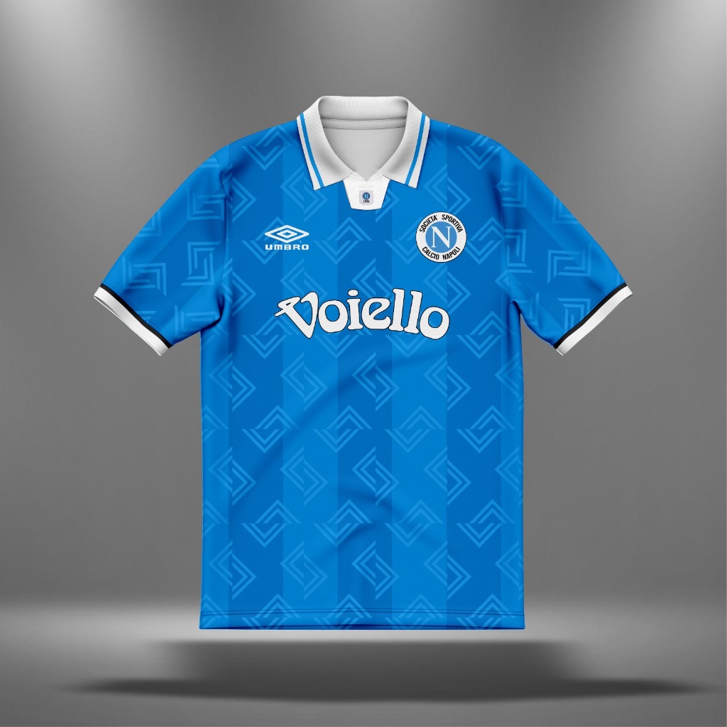 Jersey Napoli Retro fullprinting gratis nameset