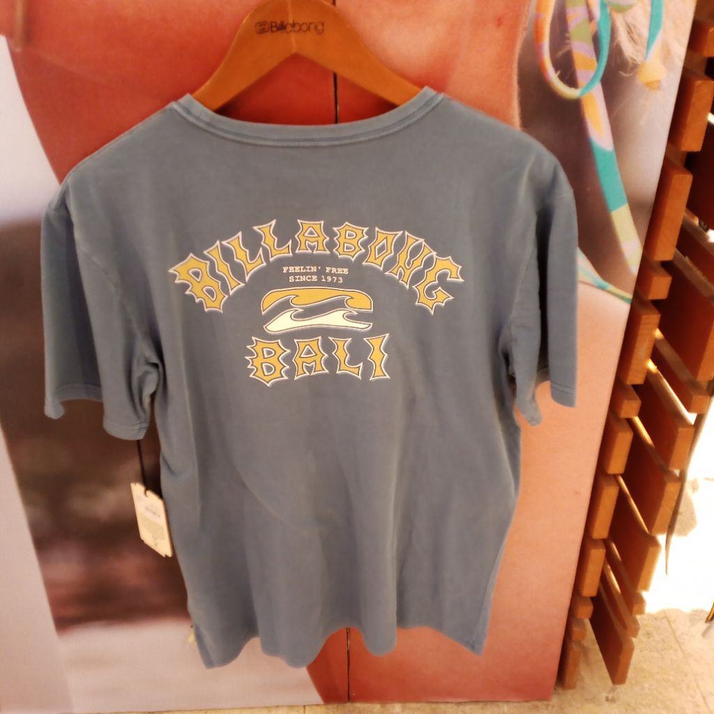Baju Kaos Billabong Bali Vintage Blue