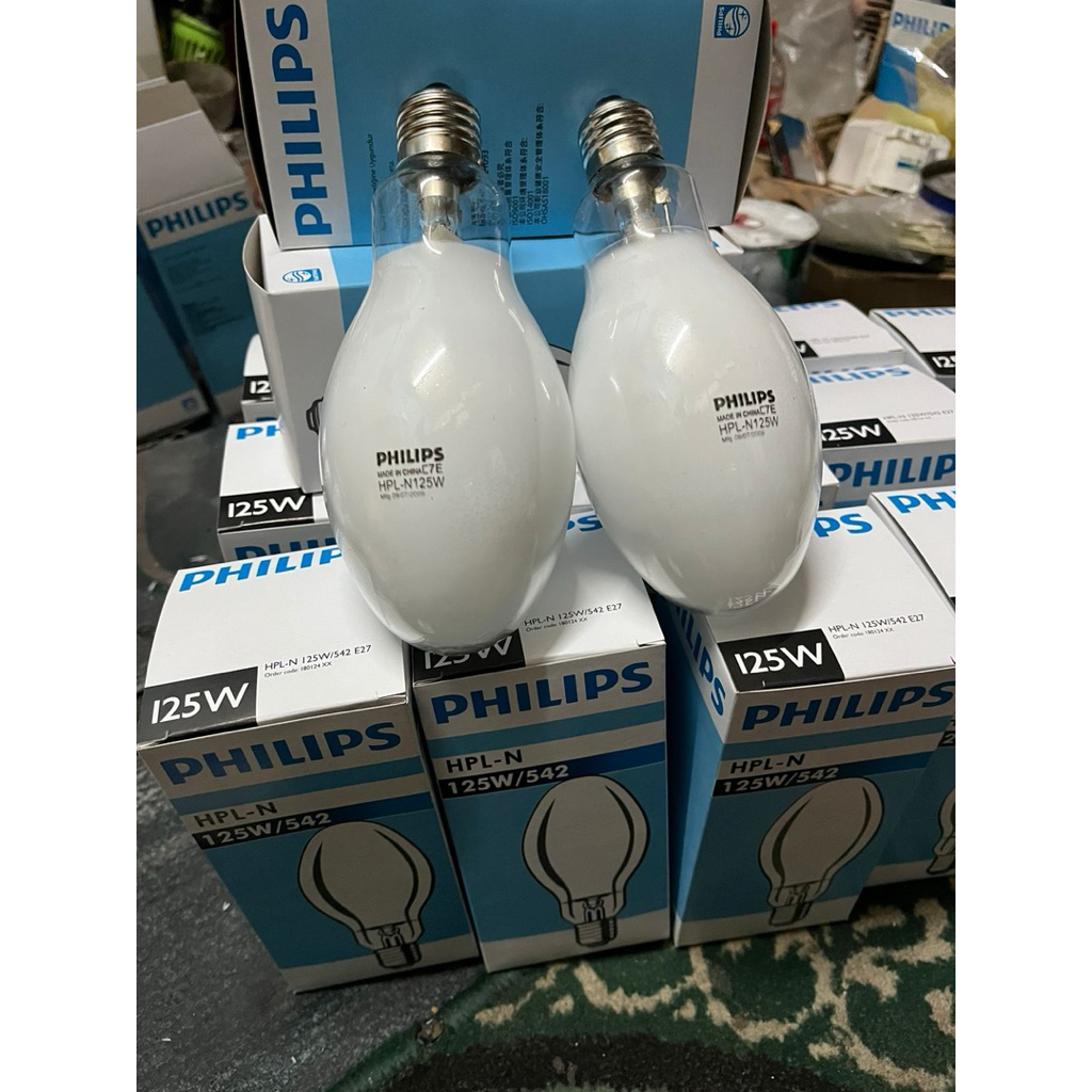Lampu Mercury HPLN 125 watt/542 Philips cahaya Putih