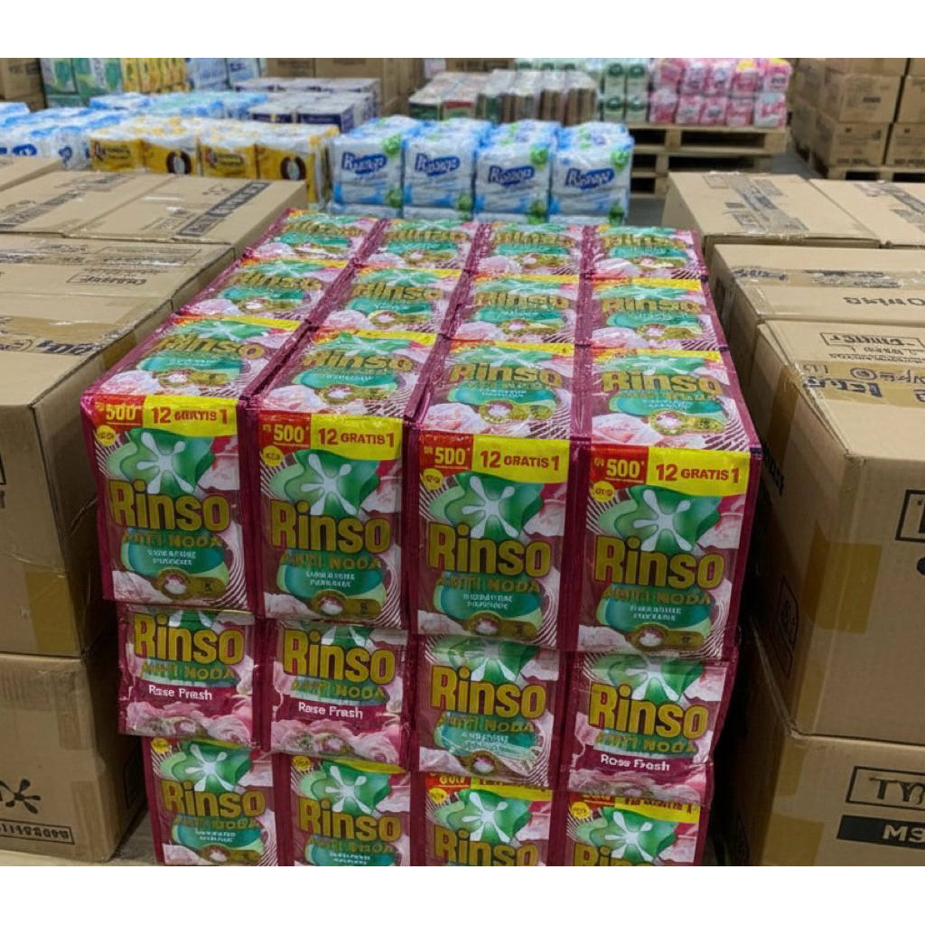 RINSO DETERJEN CAIR 20GR // Rinso Cair Renceng(500 an) // Rinso liquid cair renceng Anti Noda