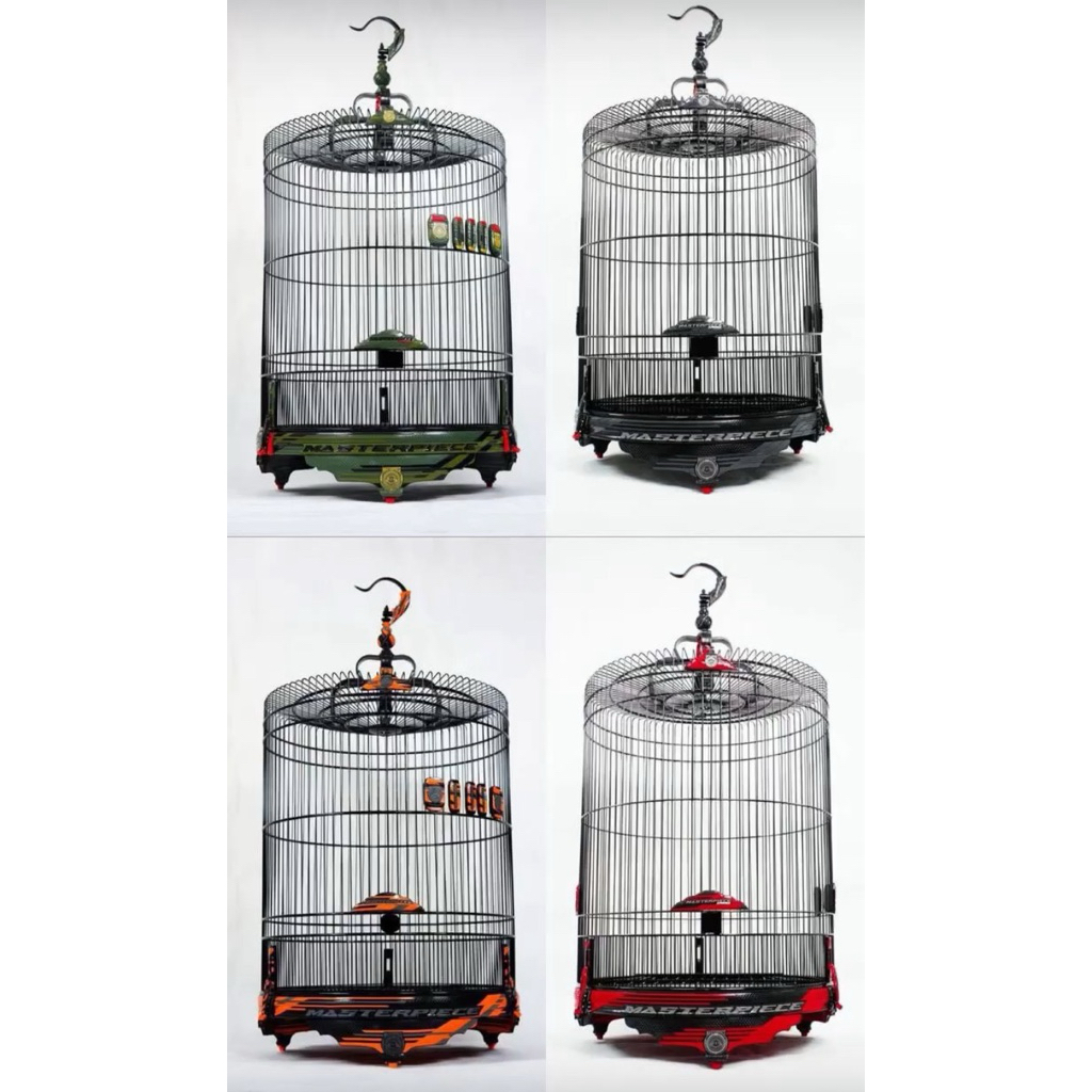sangkar / kandang MURAI MASTERPIECE 3D [RUJI FIBER] DM 58CM