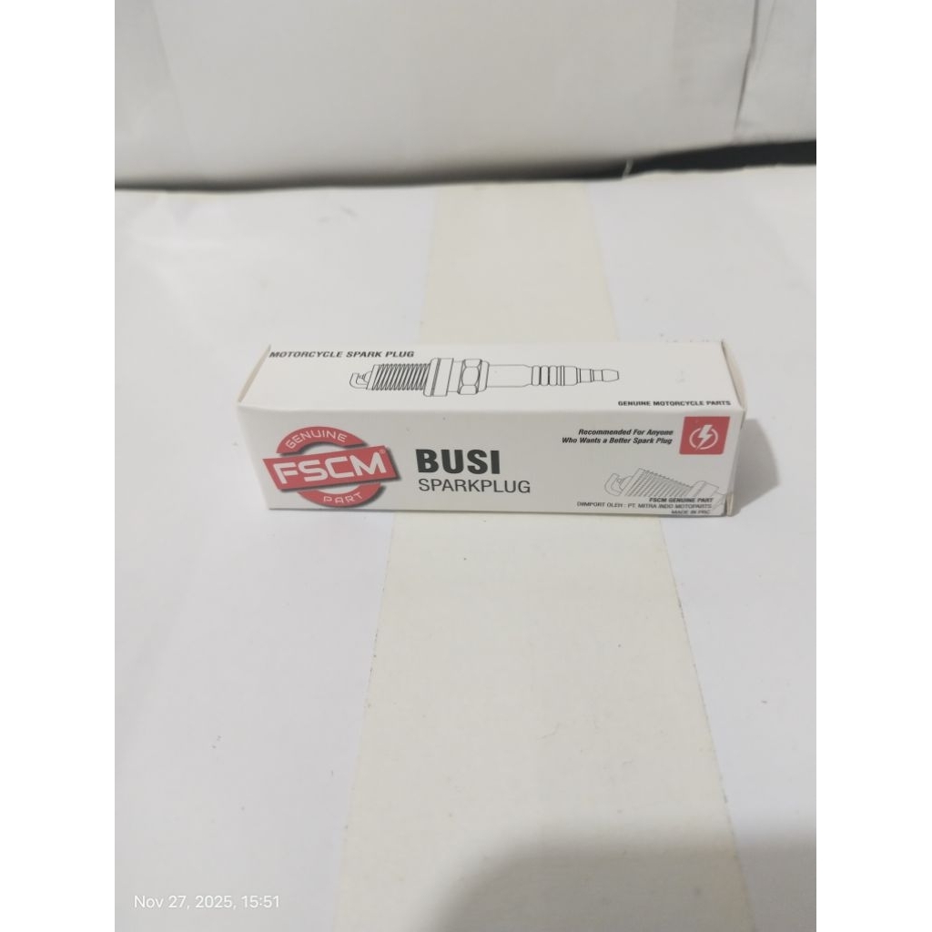 Busi Sparkplug FSCM FPR9E-A resistor Beat fi scoopy vario 125/150 all new spacy Nmax CB150R Verza CB