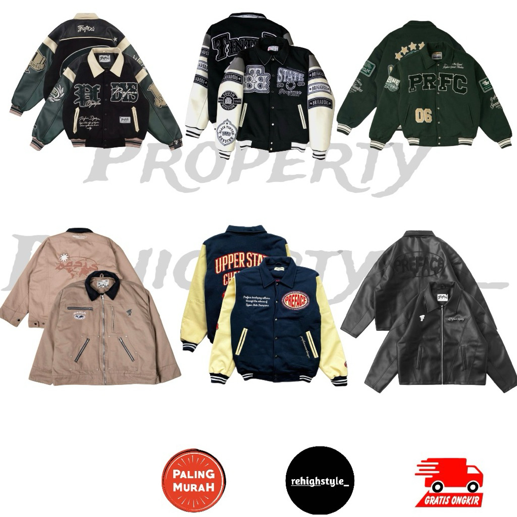 JACKET PREFACE VARSITY DYSTOPIA / TINTED BRIGADE / THE HIGHLINE / URBANITE WORK / UPPER STATE CHAMPI