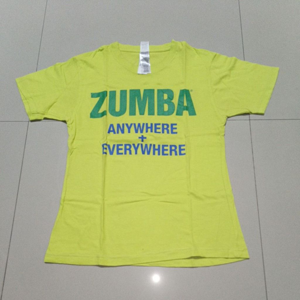 Preloved Kaos Zumba Wear ZW Original