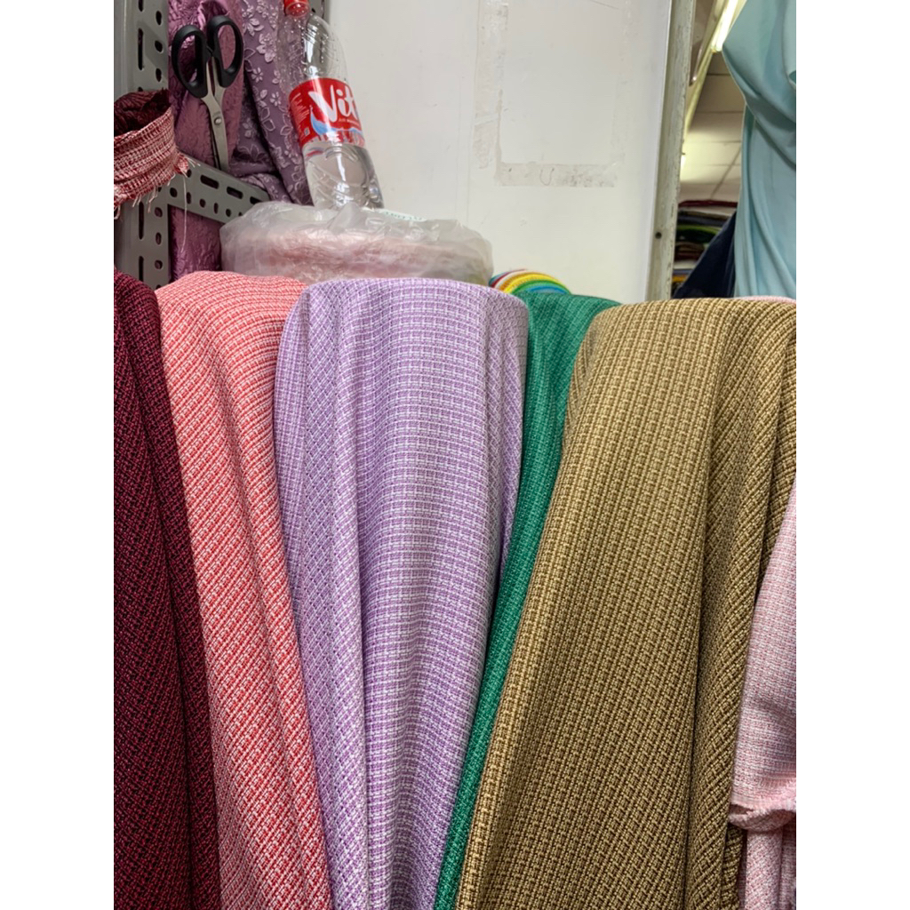 Bahan Semi Tweed Premium/Bahan Blazer /Kain Semi Tweed