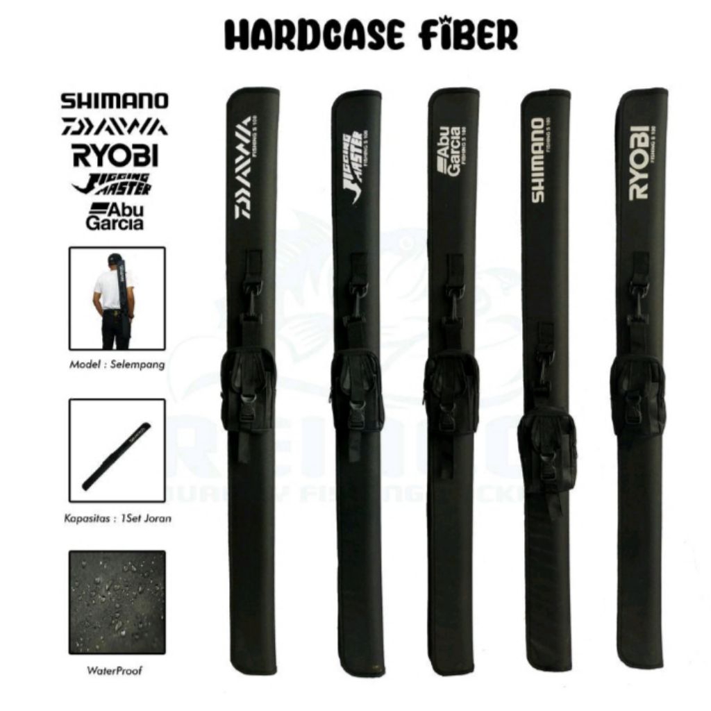 Tas Pancing HardCase Fiber 60cm 80cm 100cm