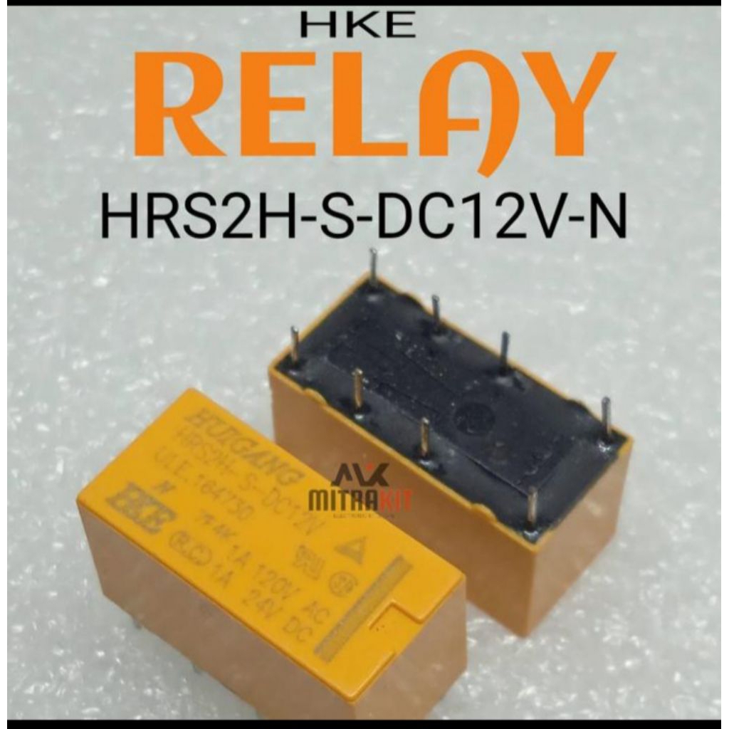 Relay 12V DC 8pin dpdt