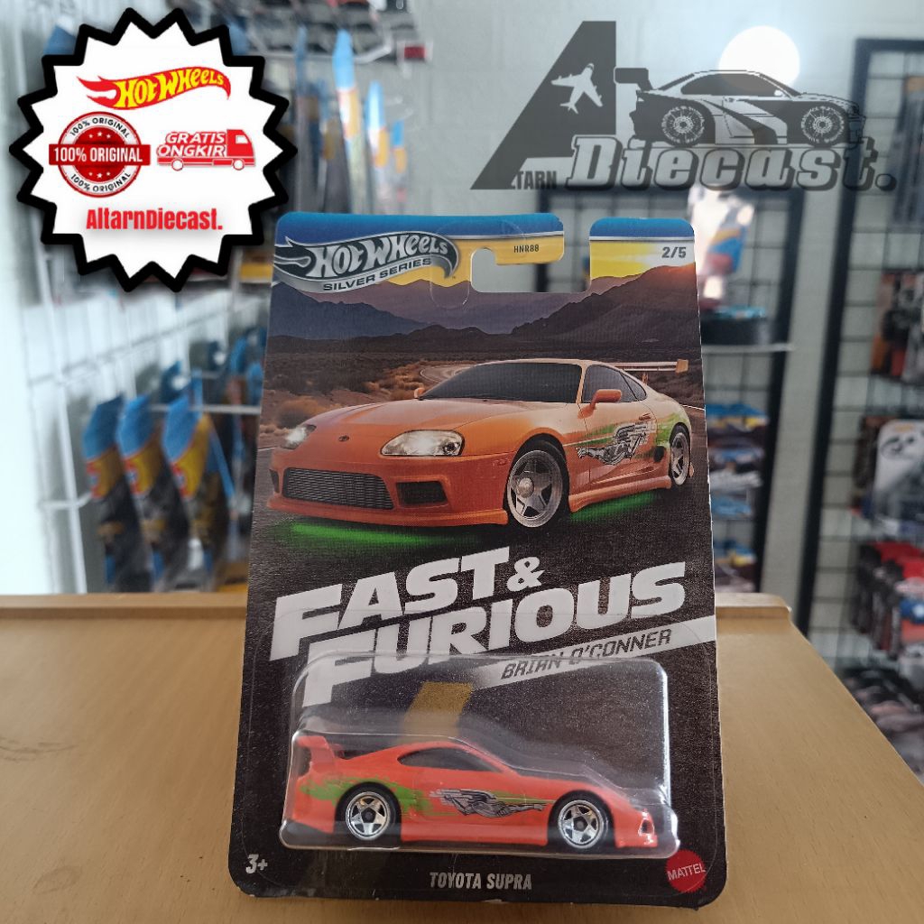 Hot Wheels Fast Furious Supra oren