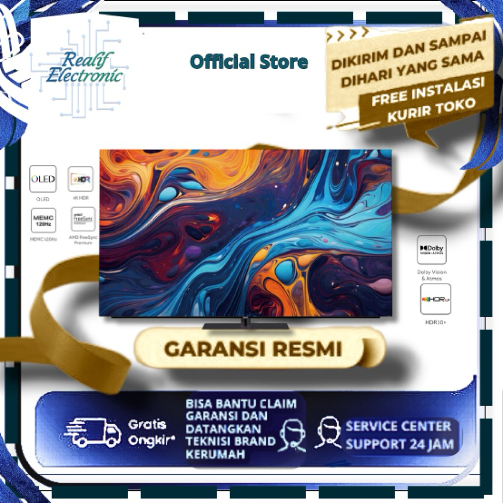 Aqua AQT77C90UEX Android TV Oled 77 Inch