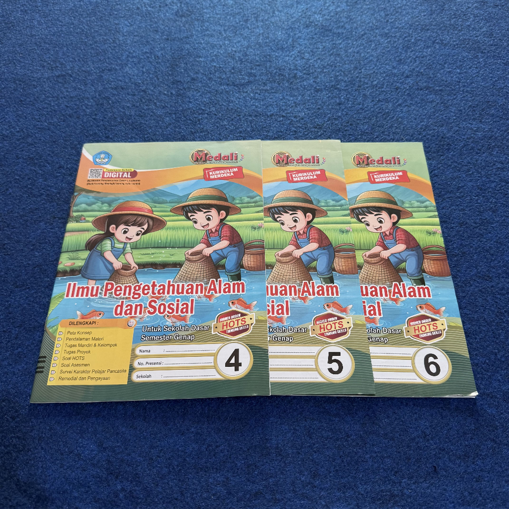 Buku LKS Ilmu Pengetahuan Alam dan Sosial Kelas 4-6 SD/MI Semester 2 Kurikulum Merdeka
