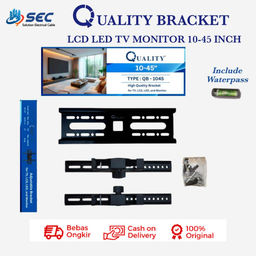 BRACKET TV LED 10 - 45 INCH/BREKET TV LED QUALITY NAIK & TURUN