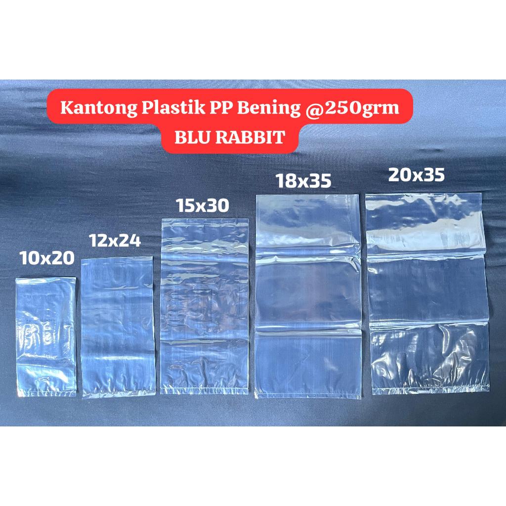 Kantong Plastik Packing Makanan PP Bening / Plastik Bungkus Makanan Plastik bening Berbagai Ukuran
