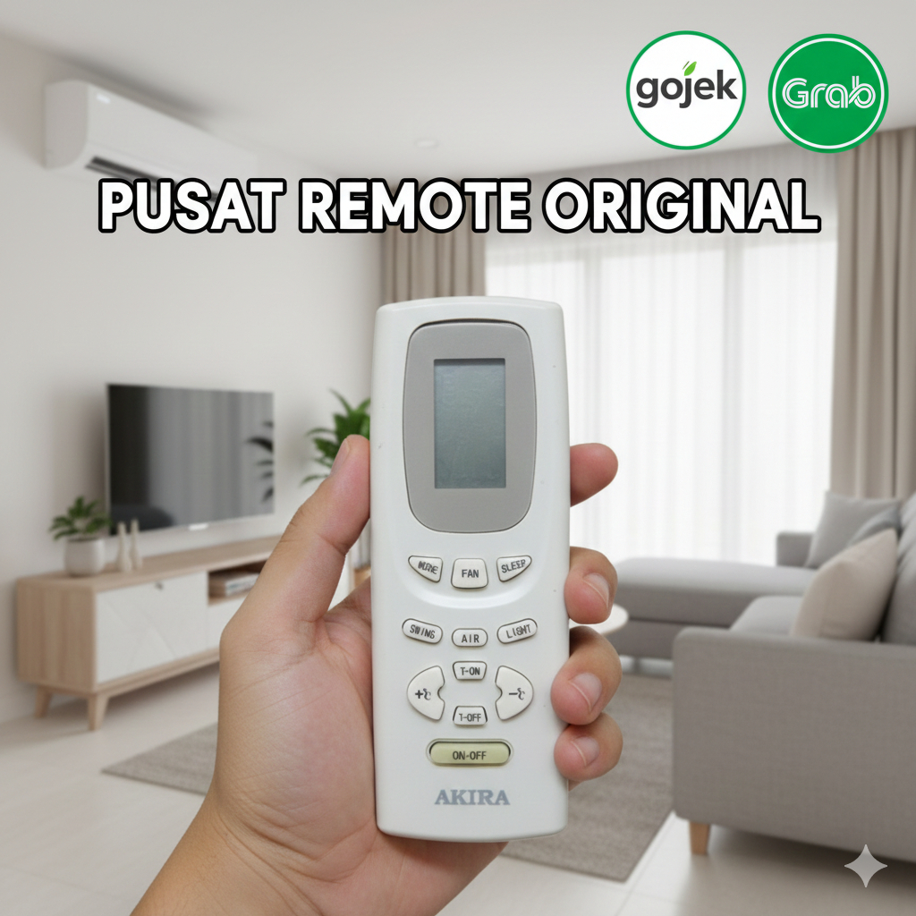 REMOTE REMOT AC AKIRA GREE Y512F ORIGINAL ASLI