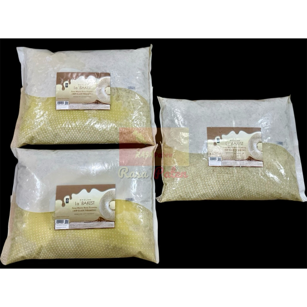 GLAZE TIRAMISU 5 kg BANTAL Maglam La'Bakest Halal BPOM RI Selai Premium Makanan Kue