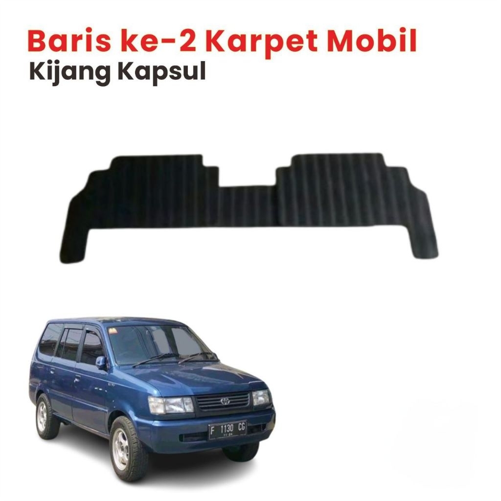 Karpet Mobil Baris ke 2 Kijang kapsul/Karpet baris kedua kijang kapsul