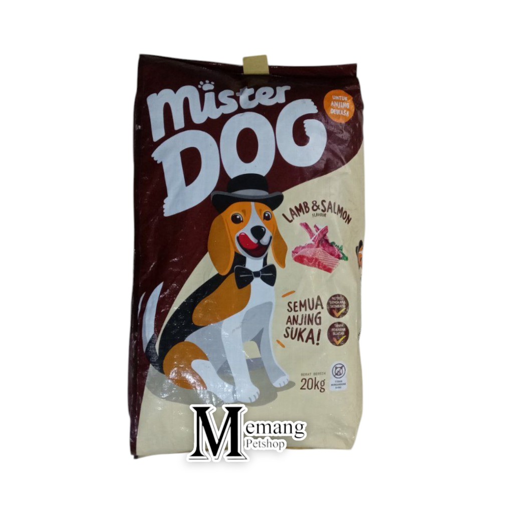Mister Dog Adult 20Kg Lamb and Salmon - Makanan Anjing - Dog Food