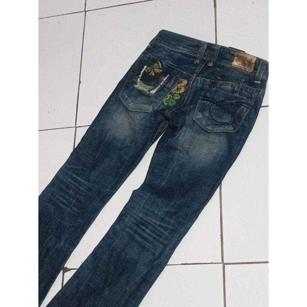 jeans red pepper japan y2k