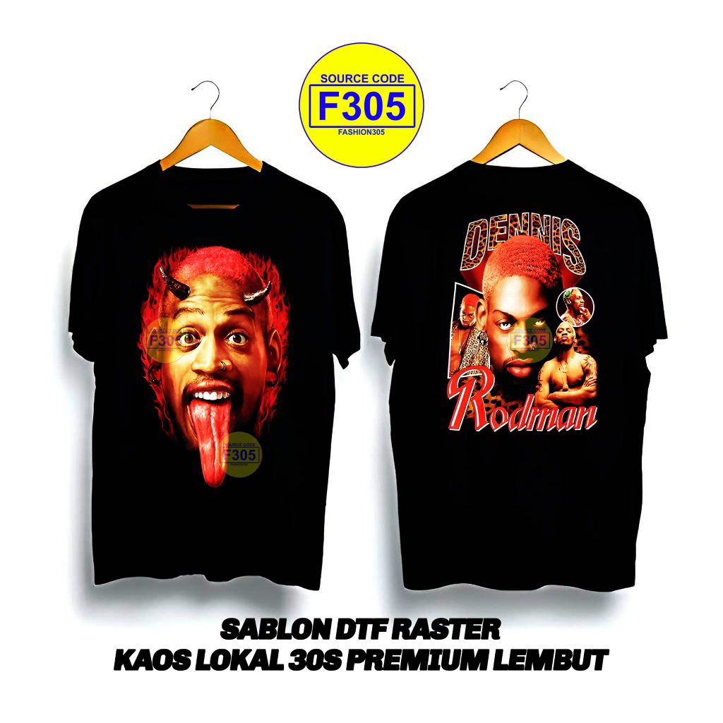 KAOS RODMAN BOOTLEG DTF RASTER