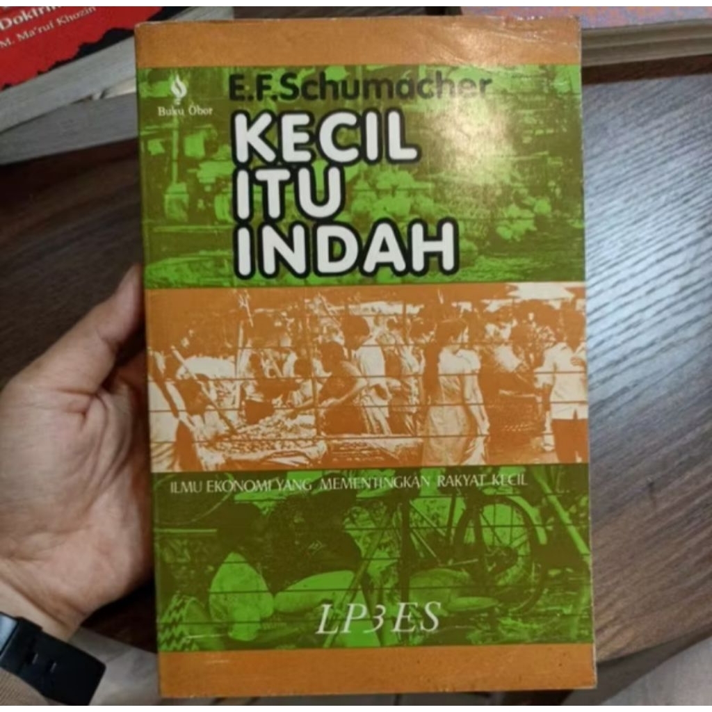 buku KECIL ITU INDAH ilmu ekonomi yang mementingkan rakyat kecil - E F Schumacher