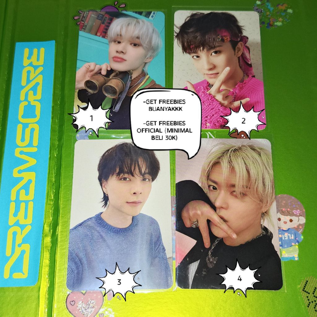 (GET FREEBIES MINBEL 30K) PC JUNGWOO MARK JOHNNY YUTA NCT 127