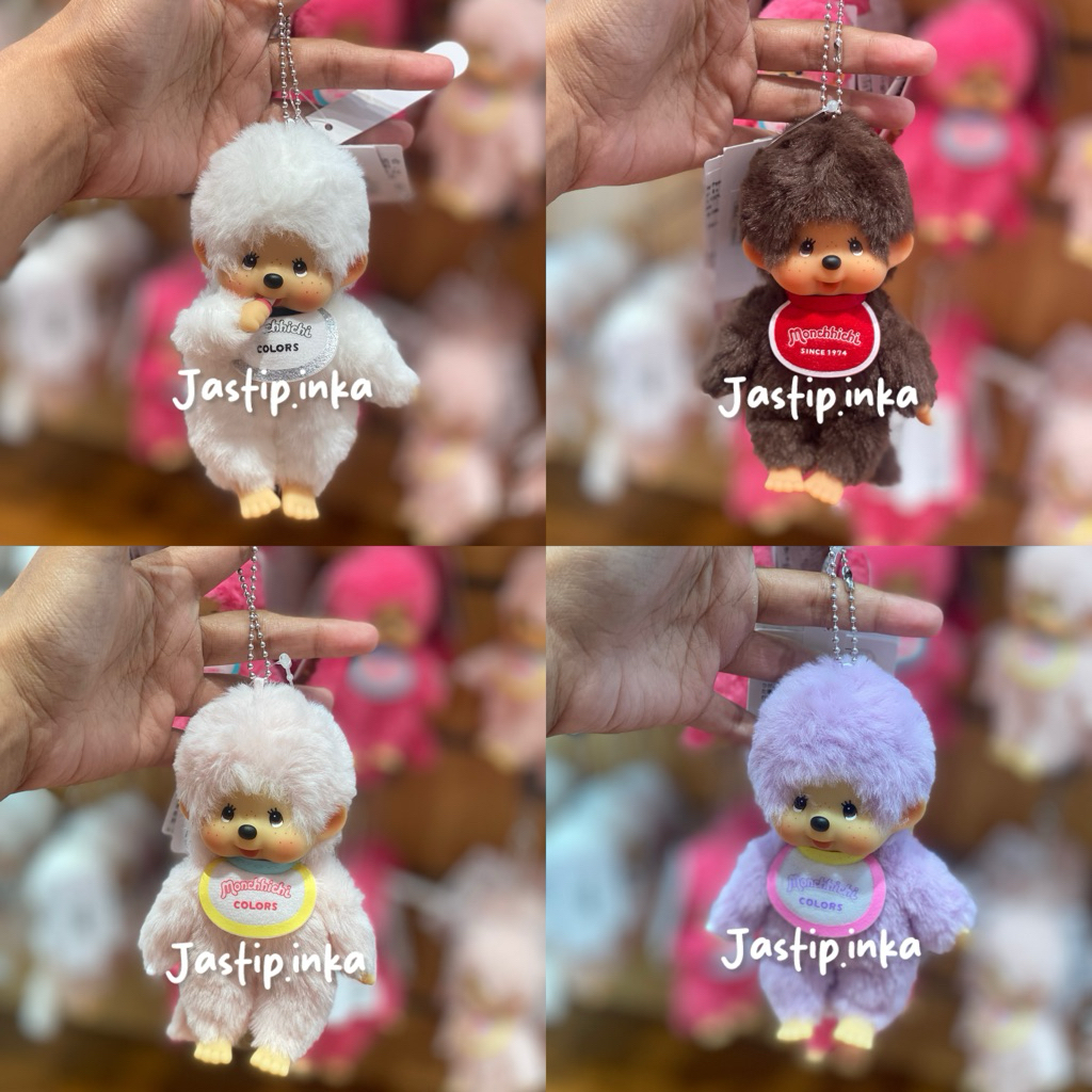 Miniso x monchhichi - keychain plush monchhichi