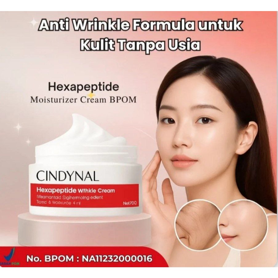 Cindynal Hexapeptide Moisturizer Cream / cindynal anti wrinkle cream