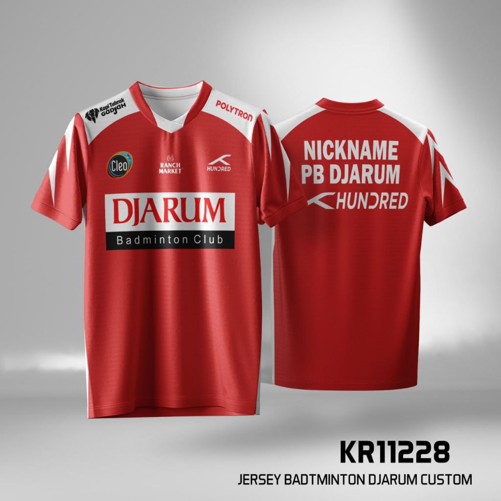 JERSEY BADTMINTON DJARUM CUSTOM