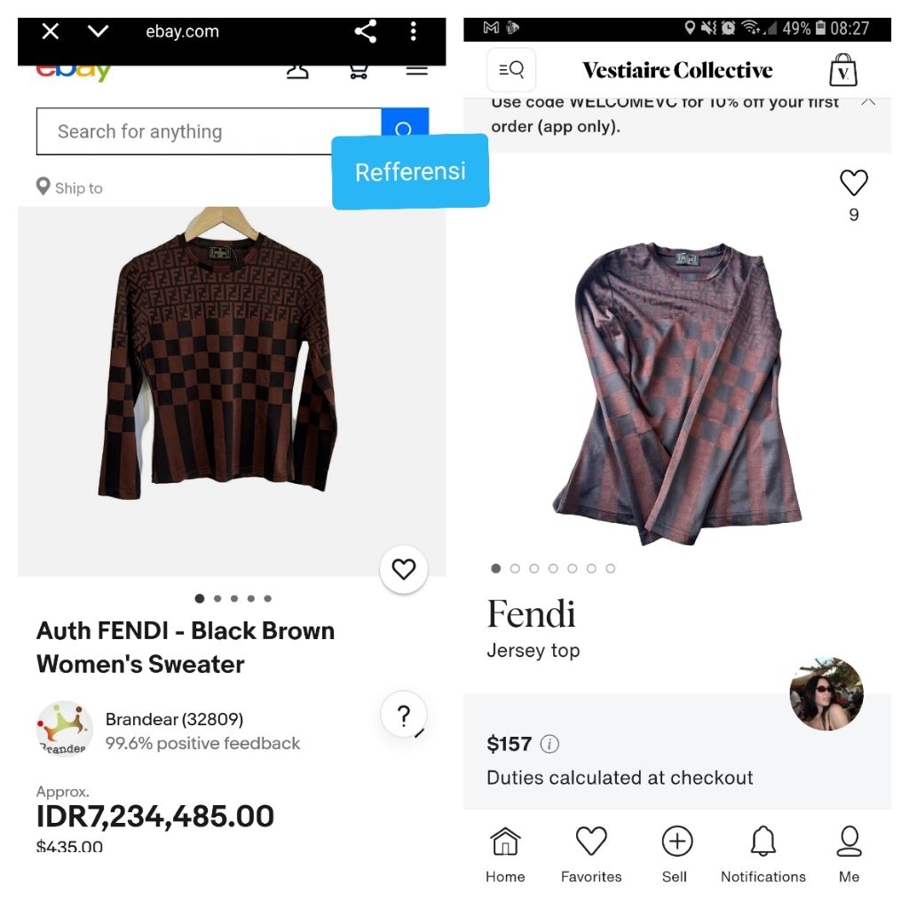 fendi zucca long sleeve tshirt monogram